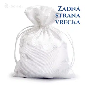 Zadná strana vrecka bez venovania