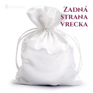 Zadná strana vrecka bez venovania