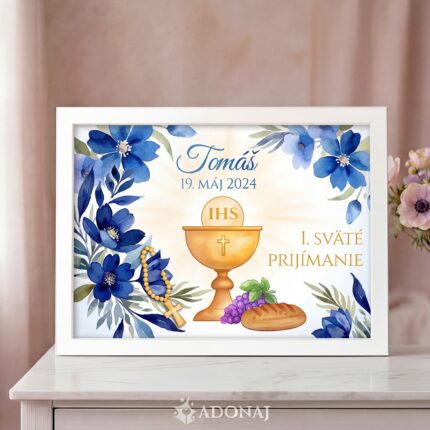 Obraz - Pamiatka na prvé sväté prijímanie - Chlapček