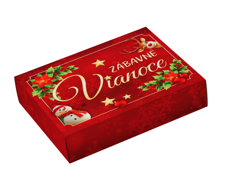Veľký Vianočný set Zábavné Vianoce Krabica