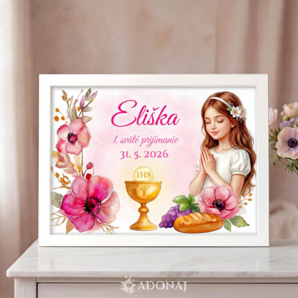 Obraz Prvé sväté prijímanie MILOSŤ dievča