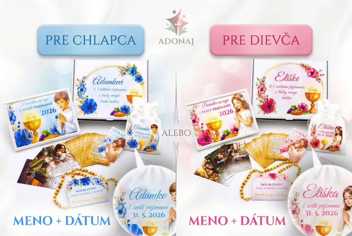 Premium set Prvé sväté prijímanie dievča aj chlapec V3 – Adonaj.sk Premium set Prvé sväté prijímanie dievča aj chlapec V3