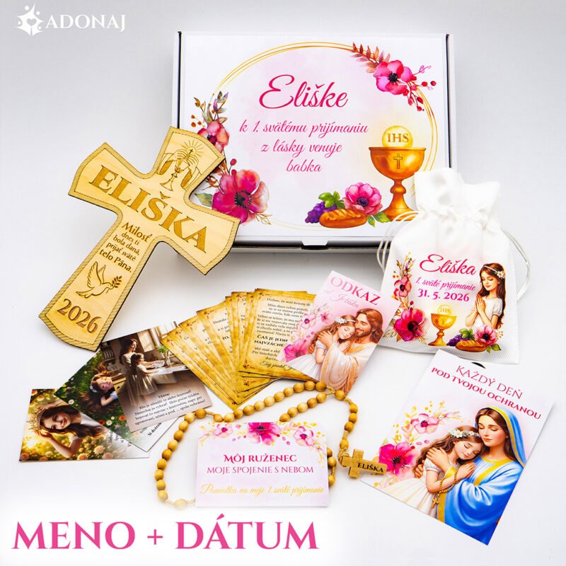 DeLuxe - Darčekový SET na 1. sväté prijímanie - pre dievča- VLASTNÝ VÝBER
