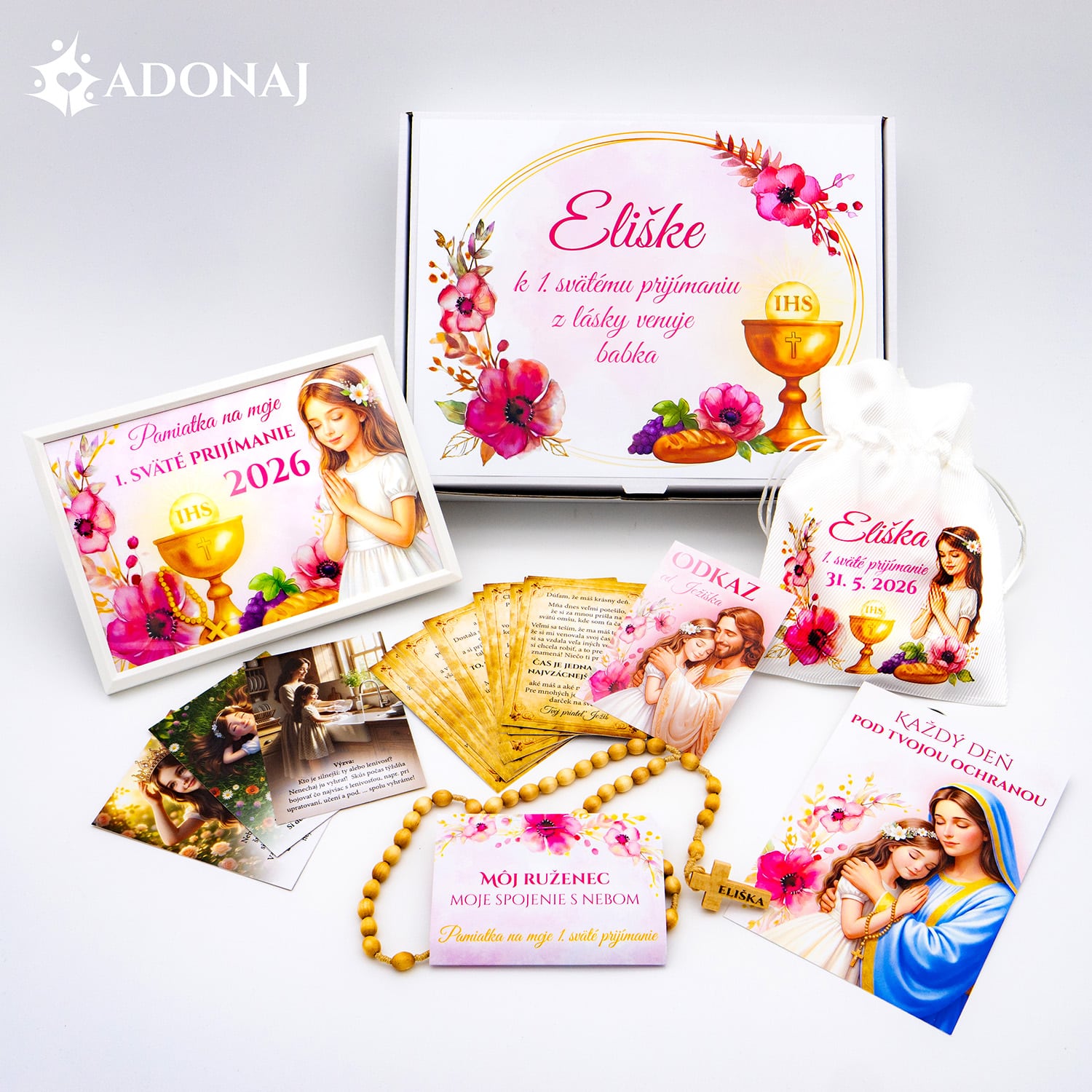Set Personalizovaný DIEVČA+ – Adonaj.sk Set Personalizovaný DIEVČA+